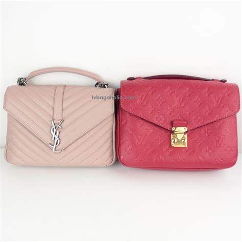 pochette metis vs ysl college|pochette metis monogram.